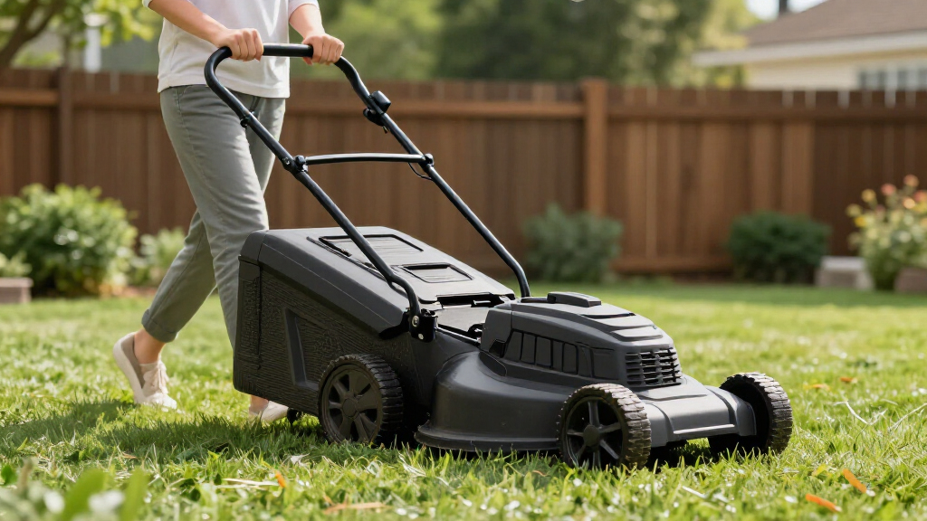 self propelled electric lawn mower