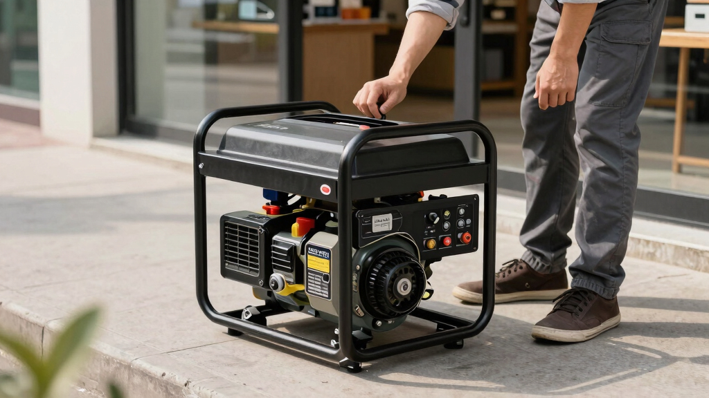 best portable generator for small business backup power