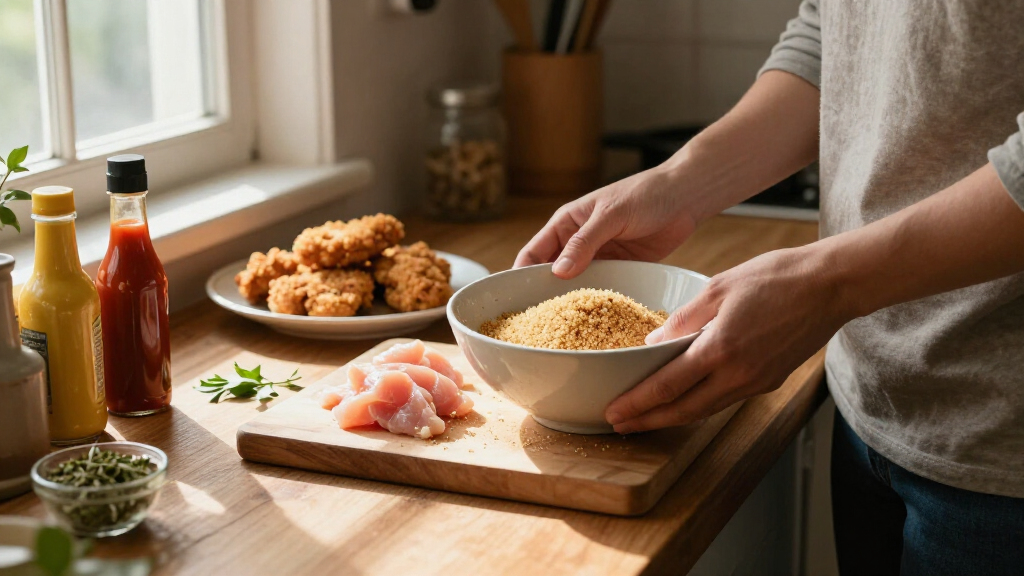 best condiments for breading chicken