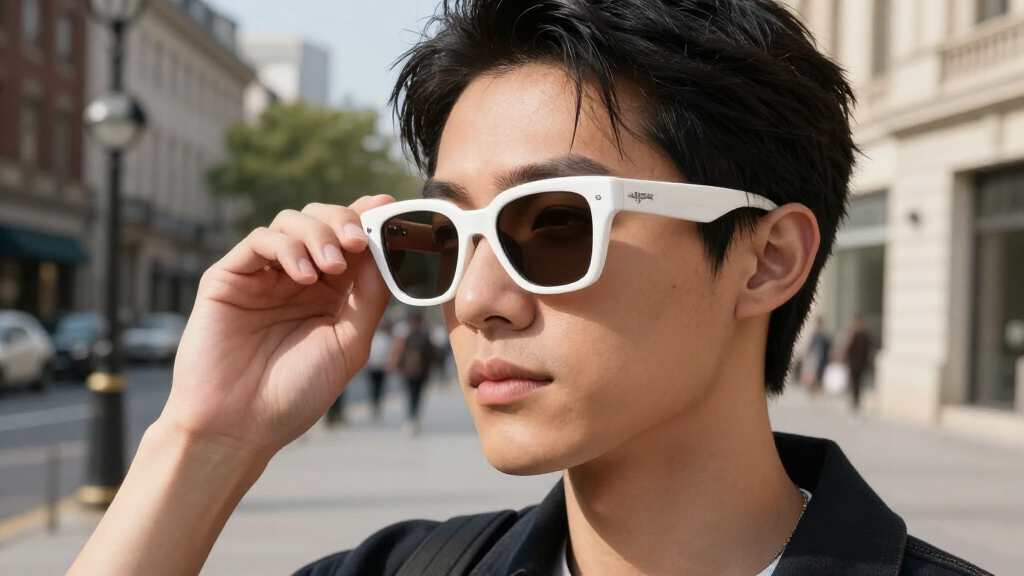 best white fashion sunglasses