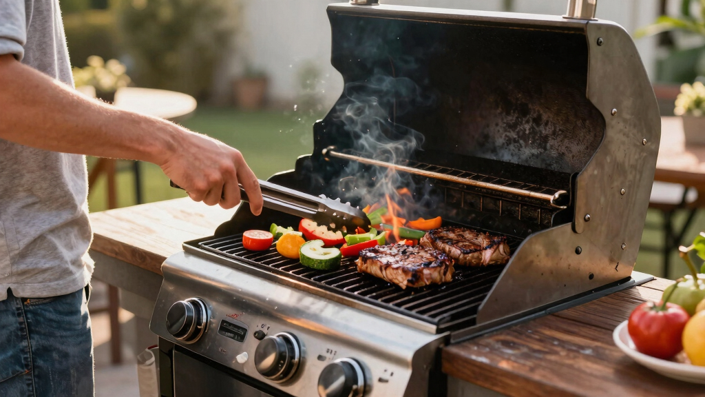 electric grill for outdoor cooking