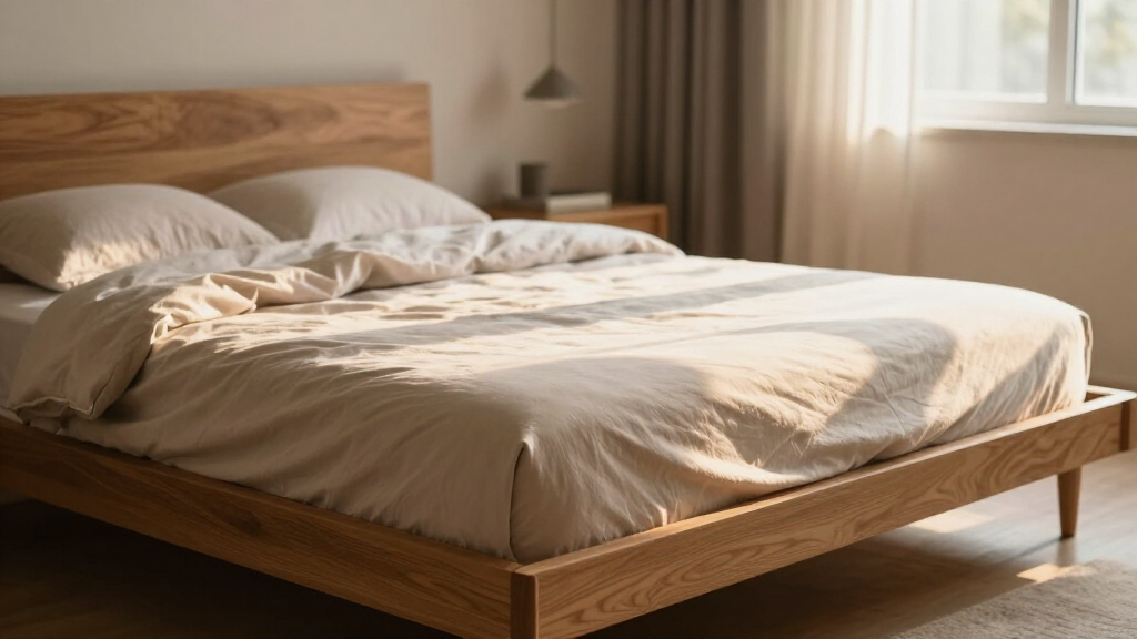 low noise platform bed frame