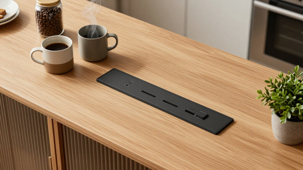 best sideboard with outlet for coffee station