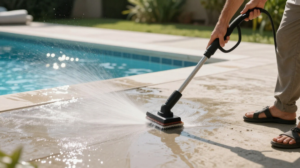 best pool deck pressure washer surface cleaner