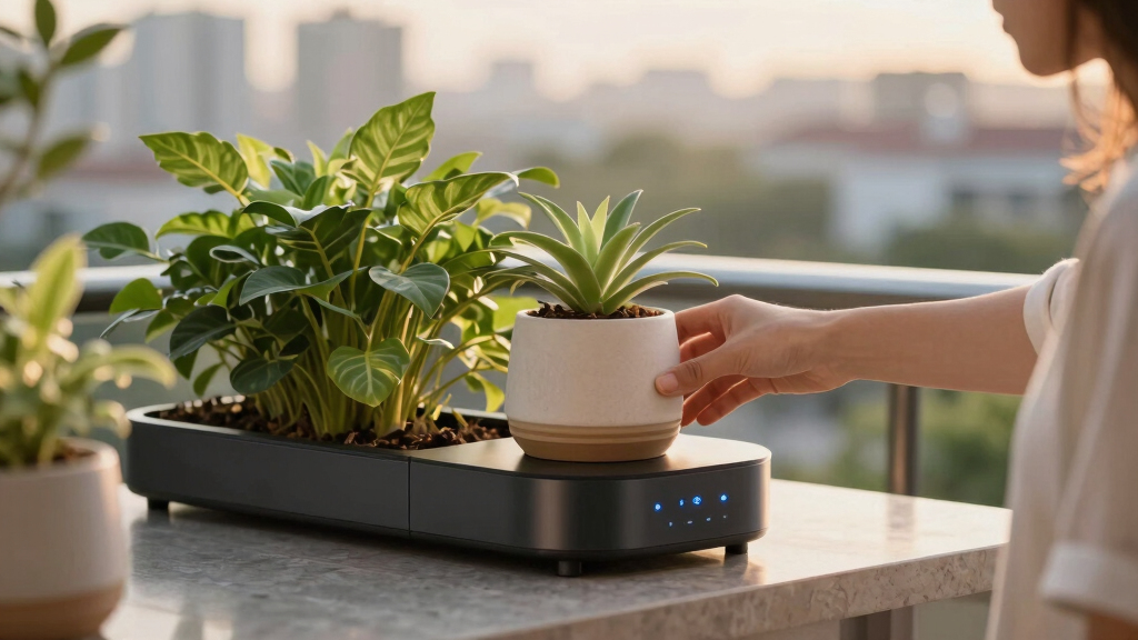 best high end smart planter system