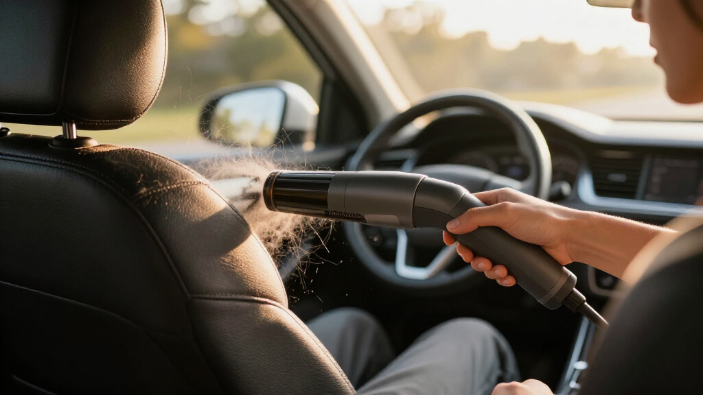 handheld vacuum for pet hair car detailing