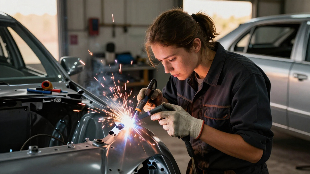 mig welder for auto body work