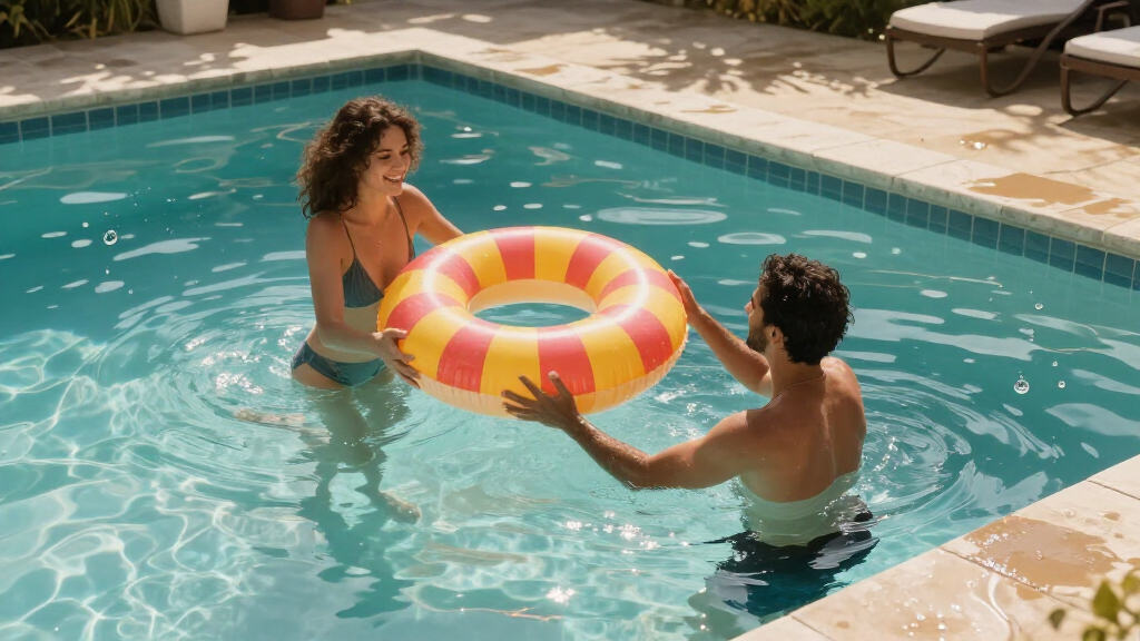 inflatable pool floats
