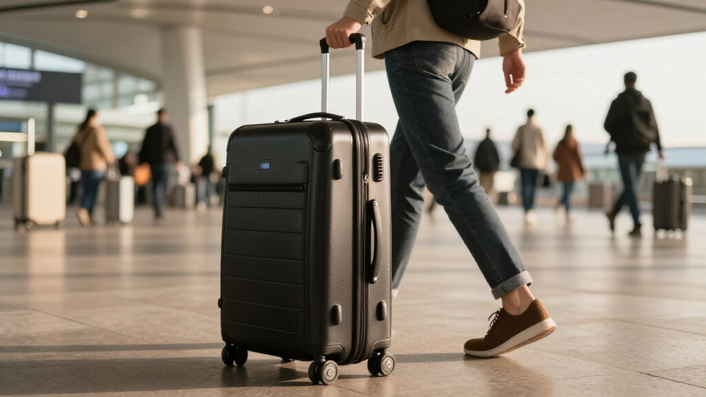 carry on luggage premium spinner easy movement