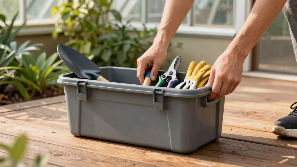 garden tool storage solutions