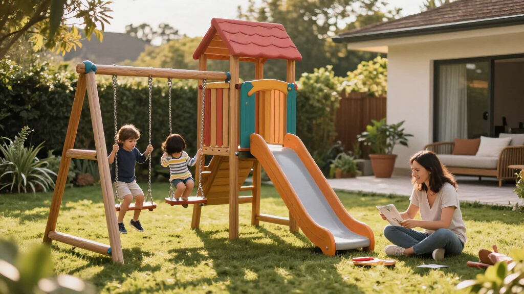 premium outdoor play equipment sets