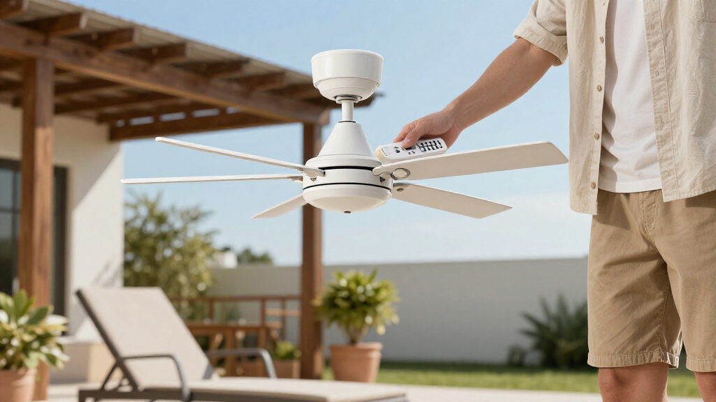 outdoor ceiling fans with remote
