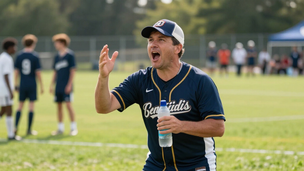sports fanatic dad