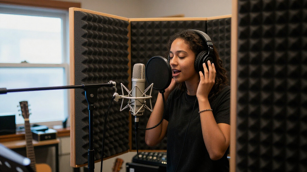 portable sound isolation booth for vocals