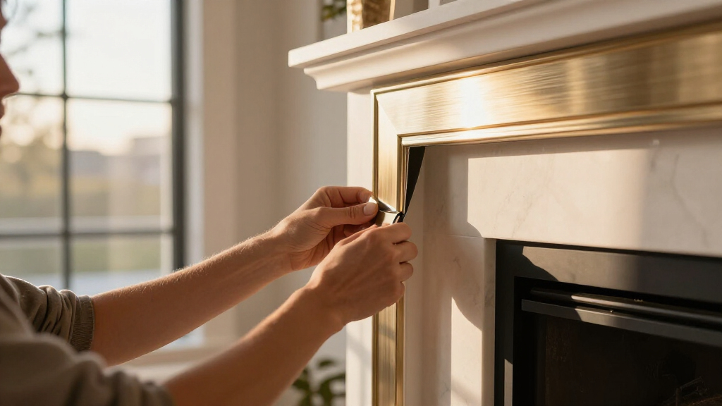 decorative trim kits for fireplace inserts