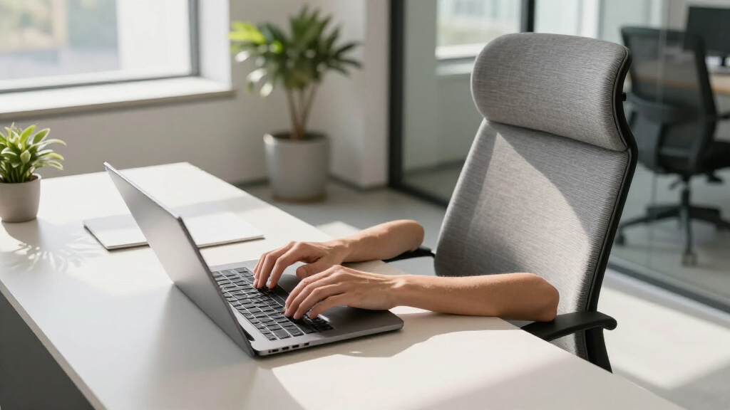 neutral color office chairs for modern offices