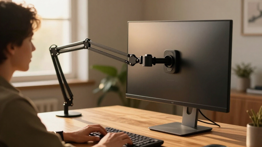 best monitor arms for lipreading-friendly desk setups