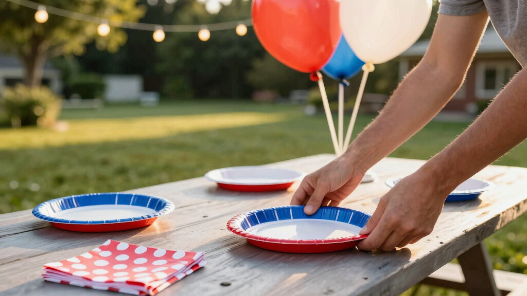 patriotic outdoor party supplies