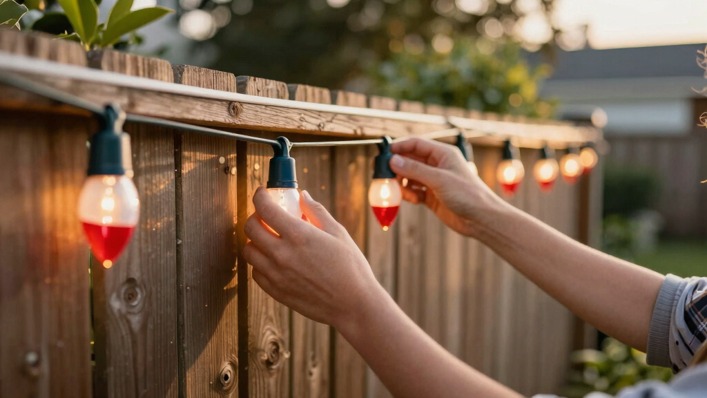 patriotic outdoor string lights