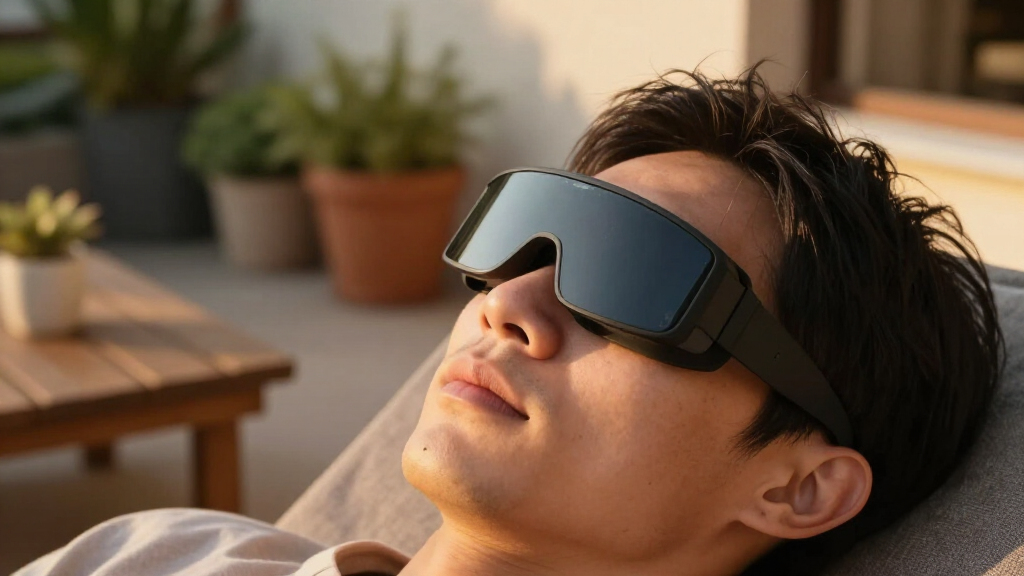 ergonomic light therapy glasses
