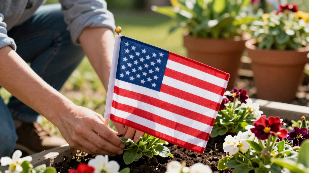 patriotic garden flags