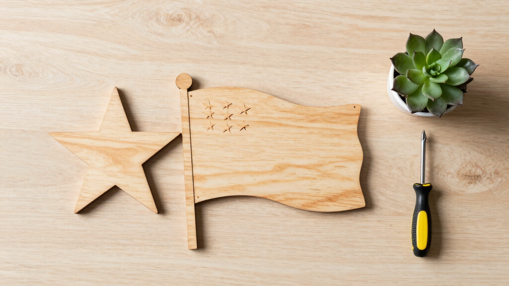 patriotic wood decor