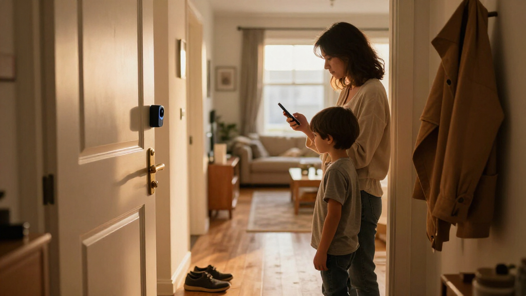 smart peephole cameras for apartment doors