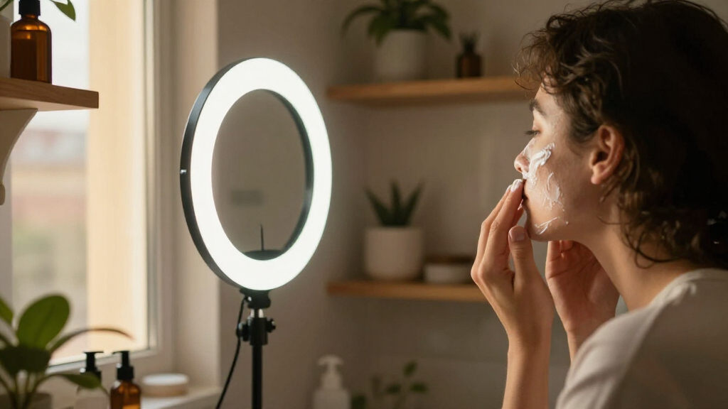 professional ring light for skincare filming