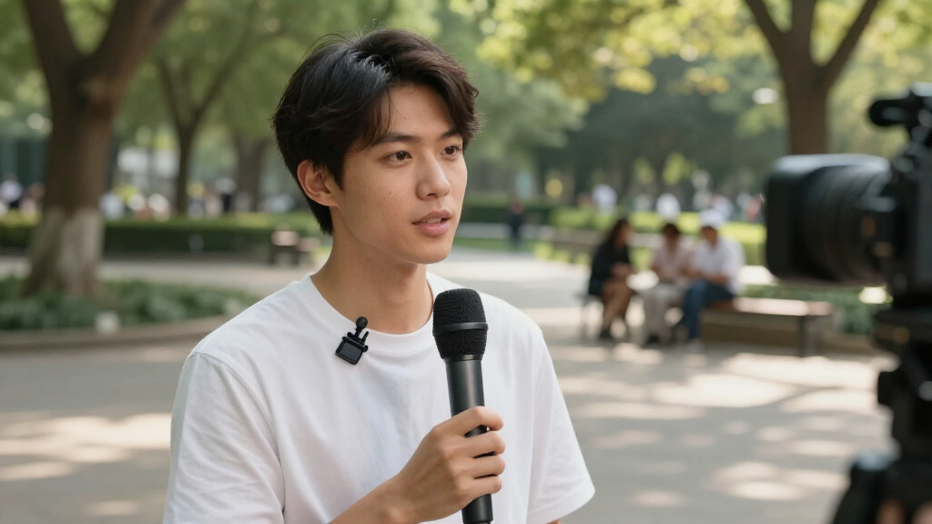 dual wireless microphones for interviews