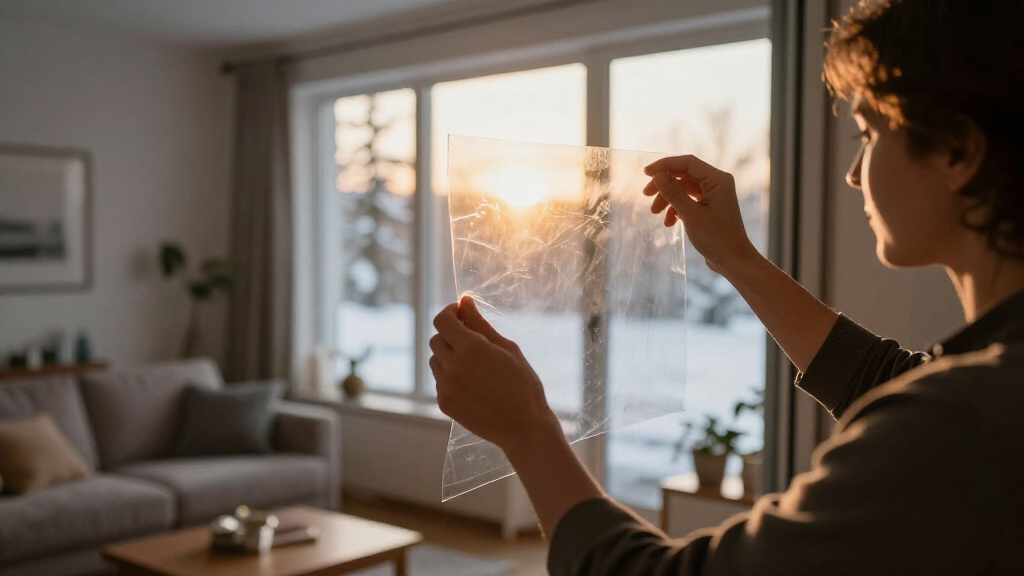 window insulation film kit winter