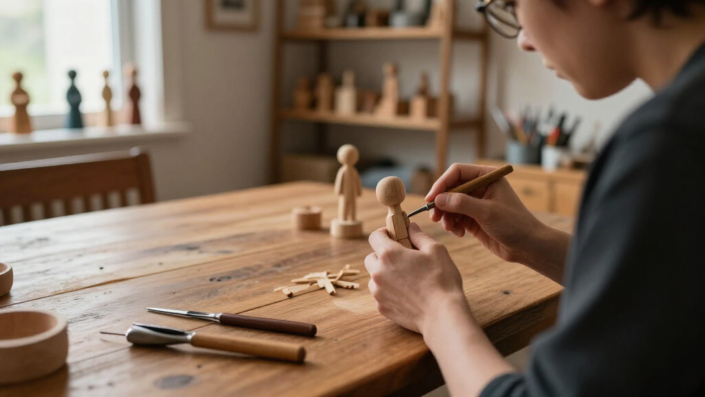 hand carved figurines