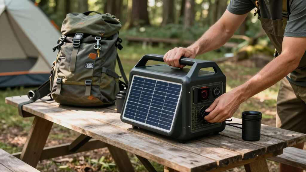 solar generator kit for camping and home use