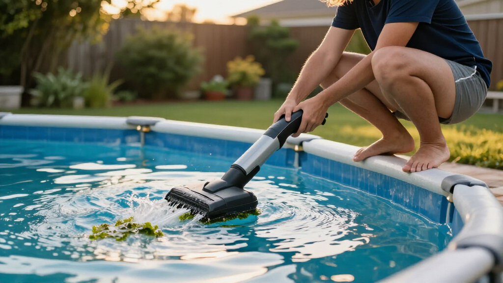 above ground pool vacuum for algae