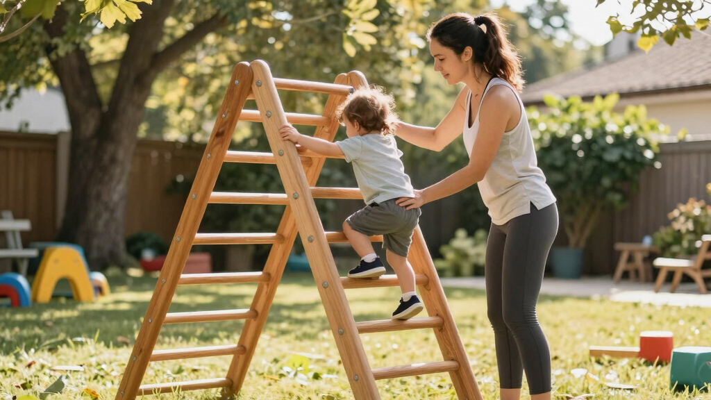 best wooden climbing frame for toddlers