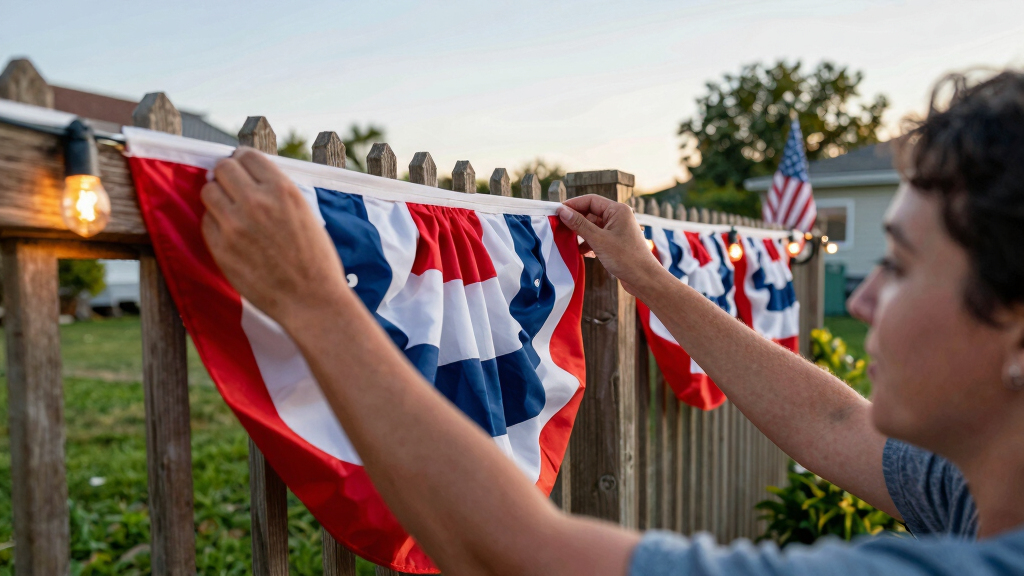patriotic 4th of July outdoor decorations