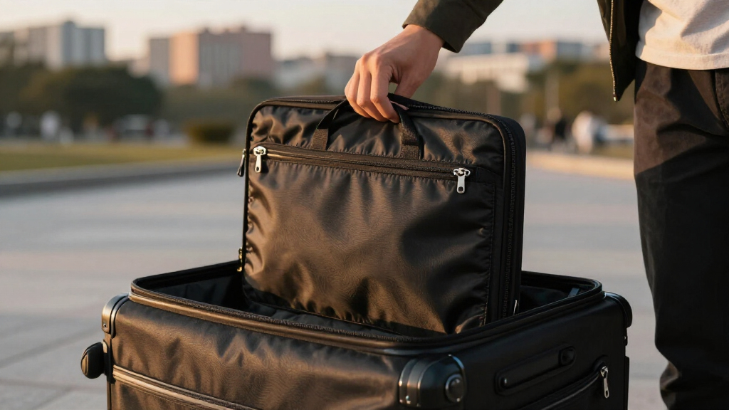carry on suitcase with laptop compartment