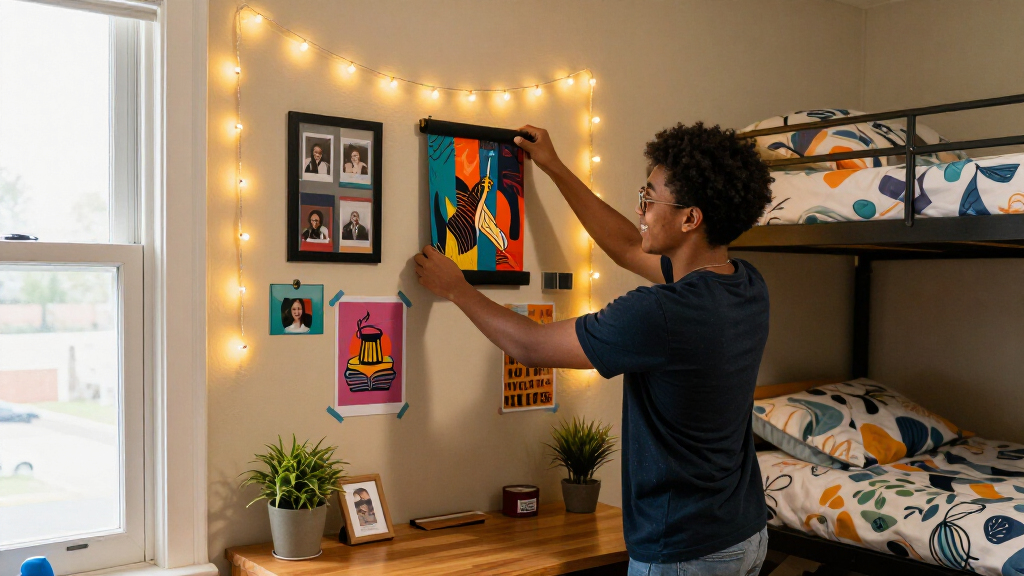 personalized dorm room decor