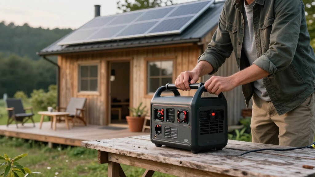solar generator for off grid cabins