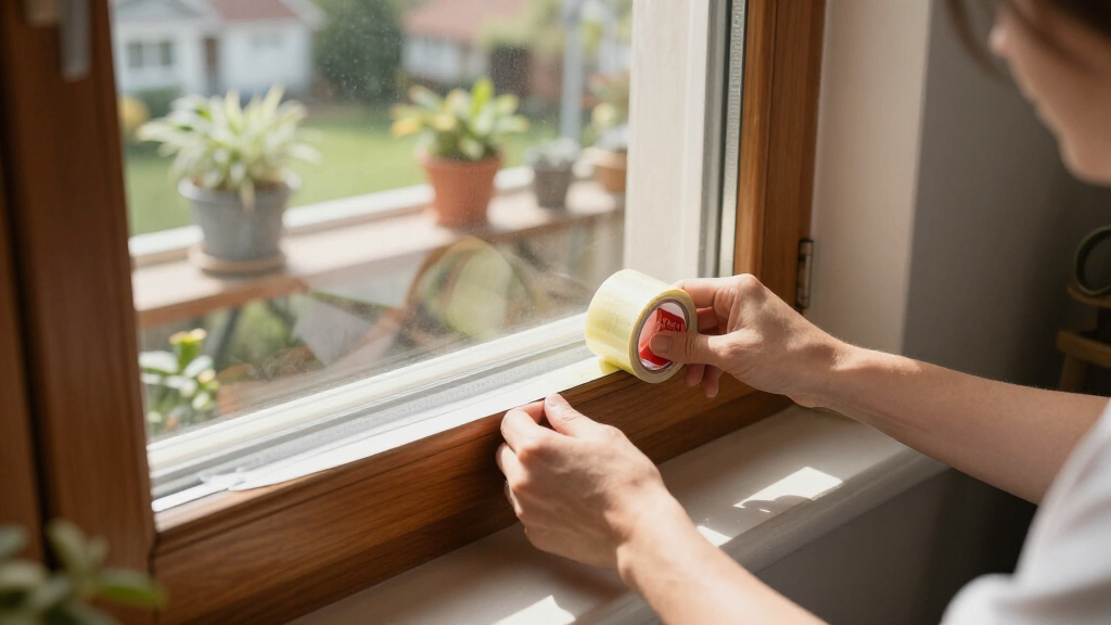 draft proof window insulation tape