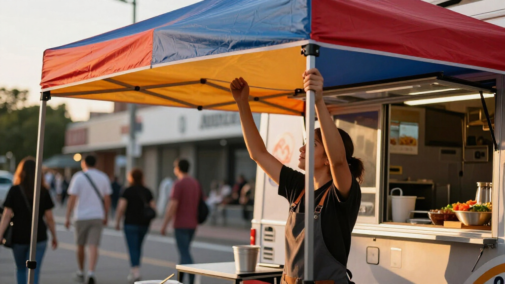 top rated pop up canopy for food truck