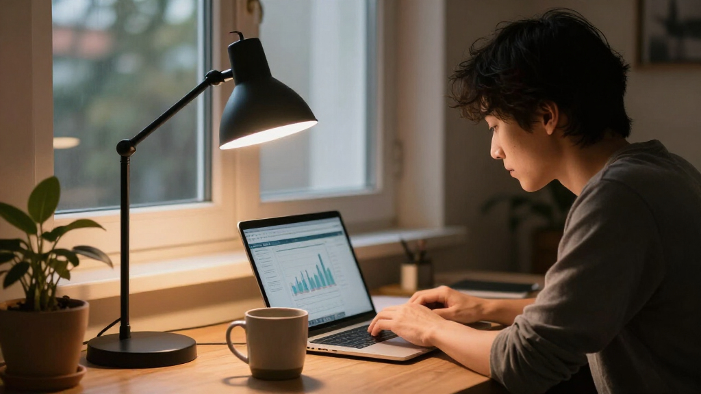 best desk lamp with warm dimming for night work
