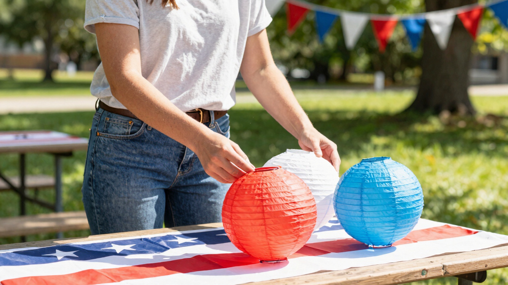 patriotic outdoor party supplies