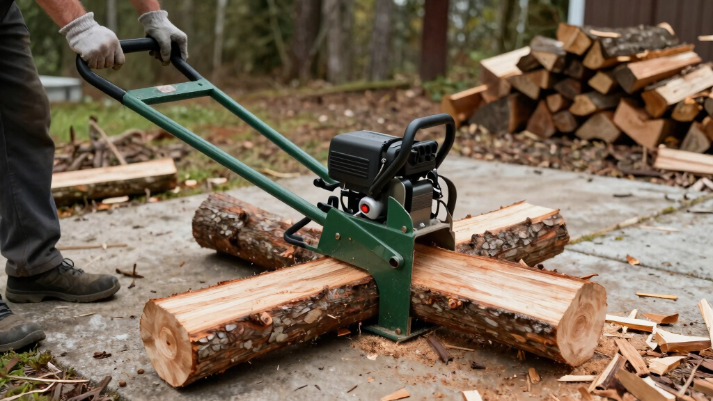 gas-powered log splitters