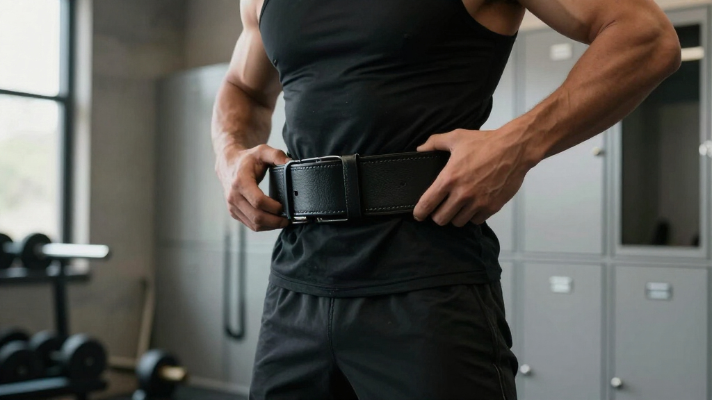 powerlifting belt premium leather