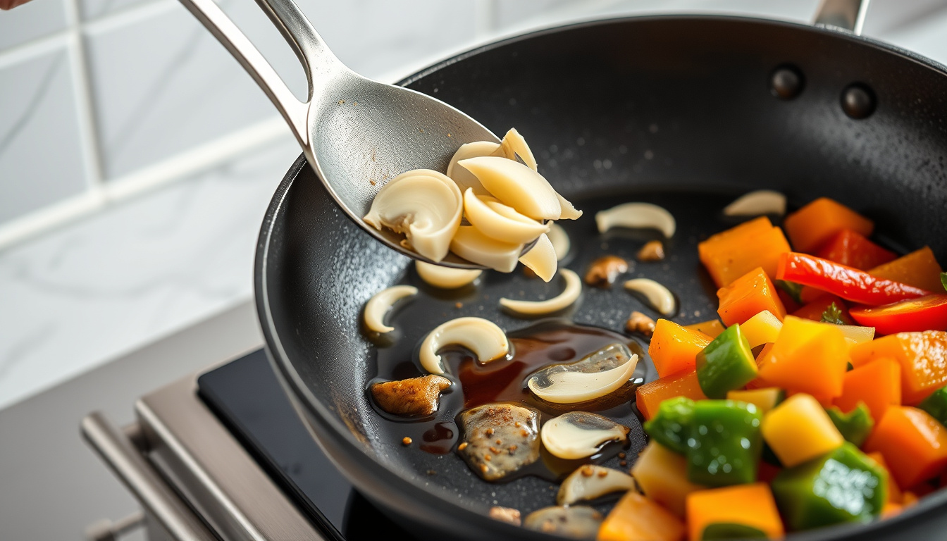 Mastering the Art of Garlic: How to Add Sliced Garlic at the Perfect Moment to Enhance Your Dish Without the Burn