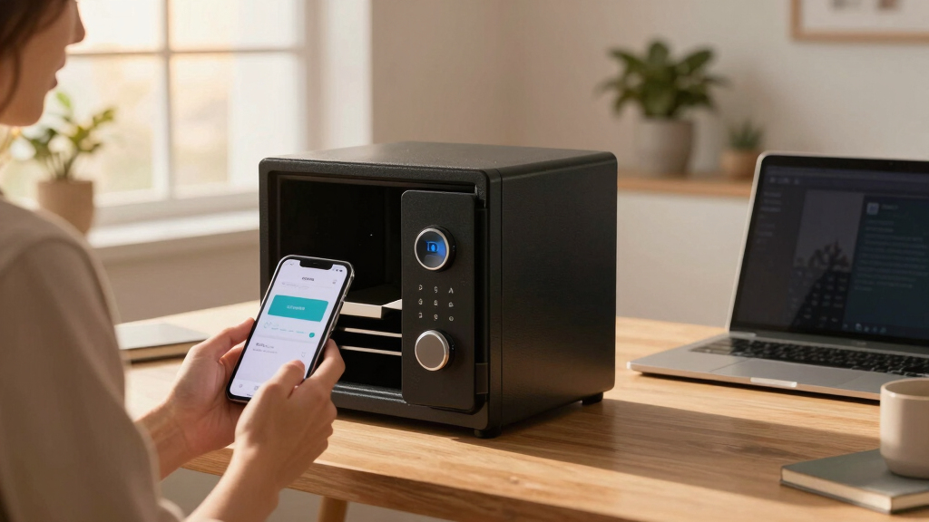 best smart safe with app alerts for home office valuables