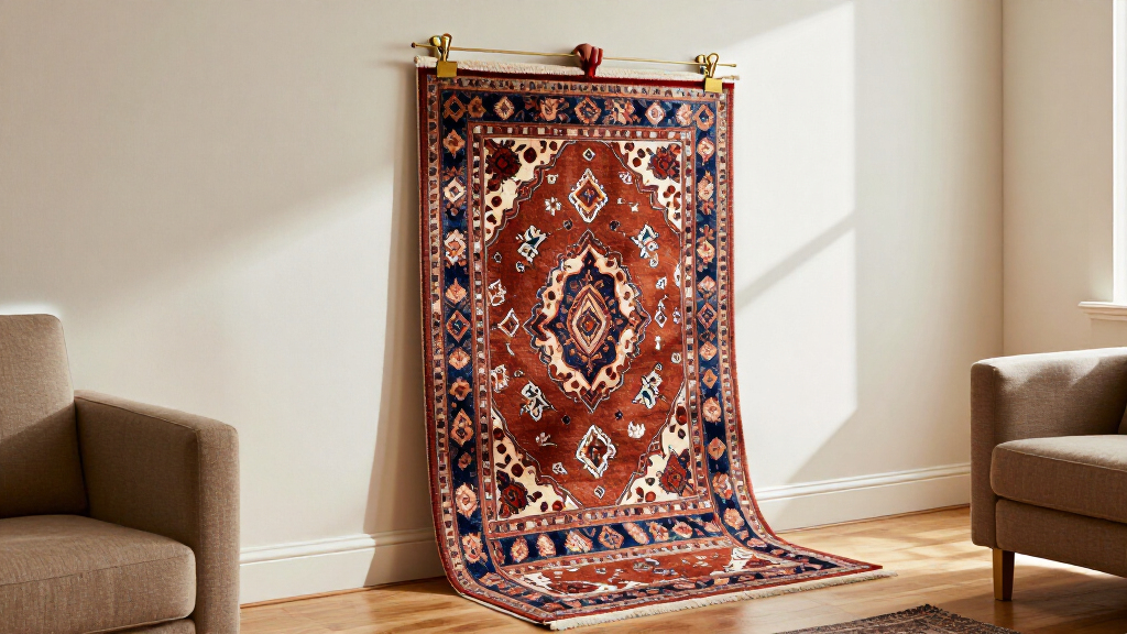 luxury silk rug wall hanger kit