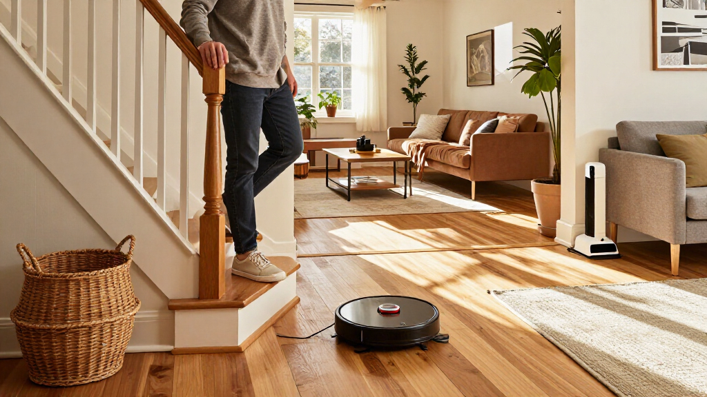 robot vacuum for split level house