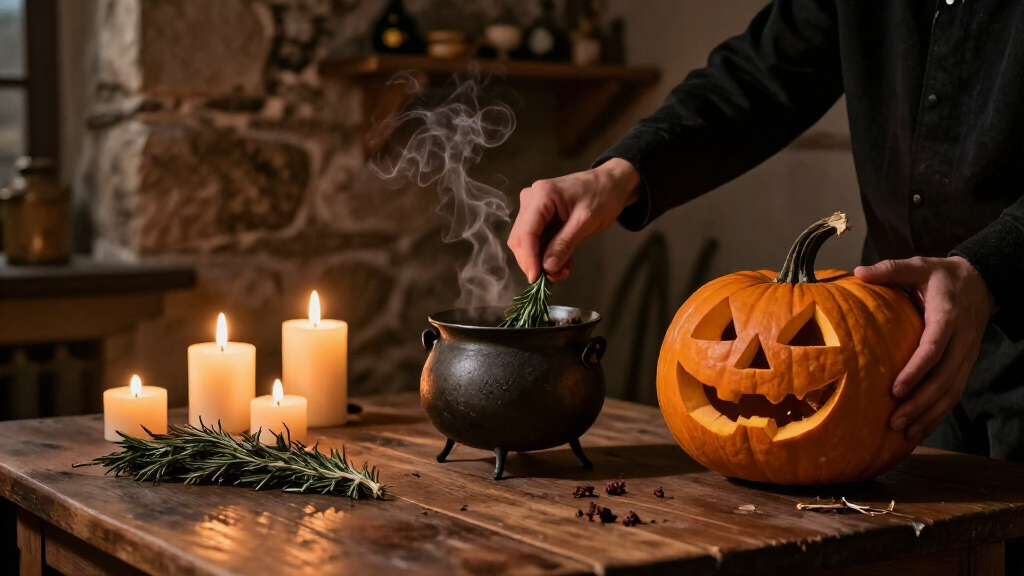 Halloween occult spell books