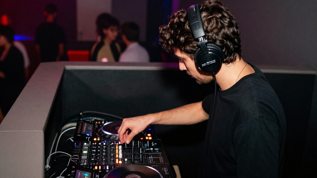 DJ headphones with noise isolation